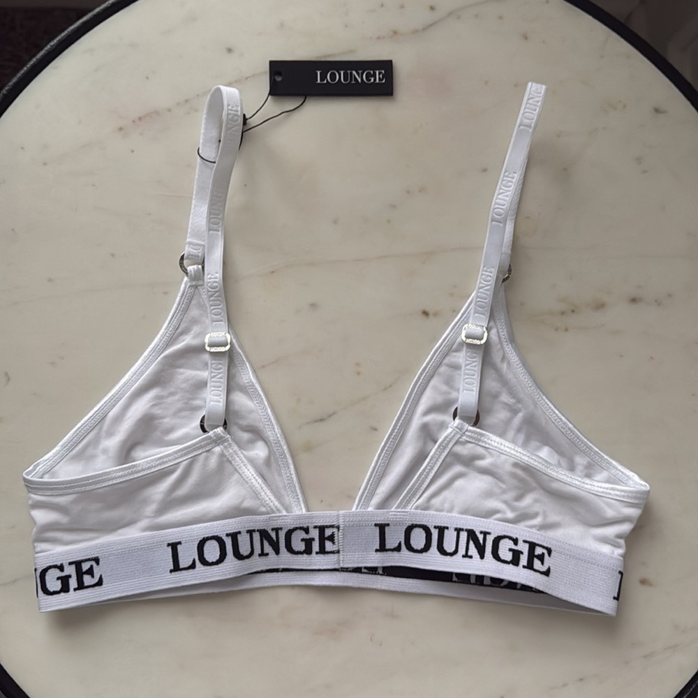 NWT Lounge Triangle Bralette - Picture 2 of 3